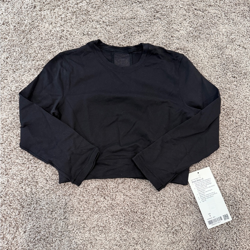 NWT Lululemon Short Stop Long Sleeve